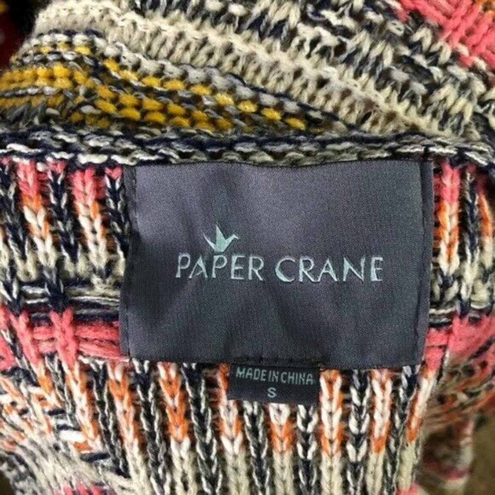 Paper Crane Colorful Knitted Vest - Picture 7 of 11